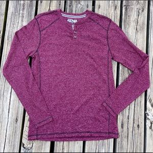 Boys maroon long sleeve tee